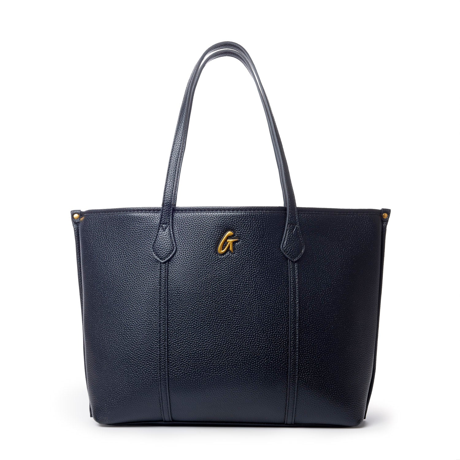 PEBBLE SLEEK TOTE - BLACK