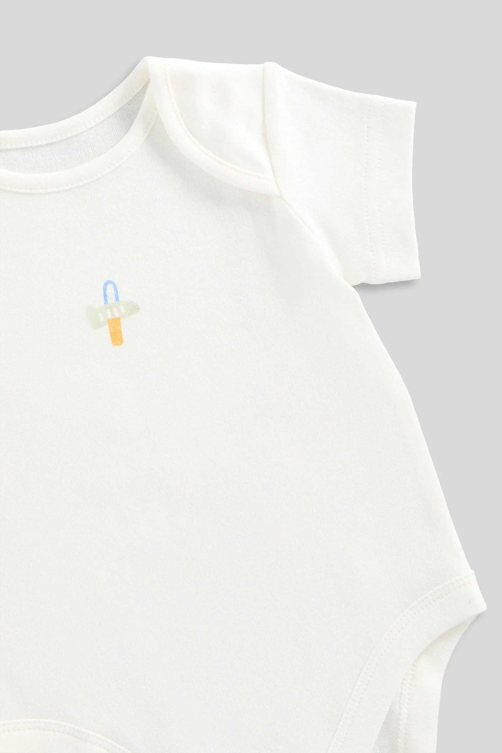 Vehicles Short-Sleeved Bodysuits - 5 Pack