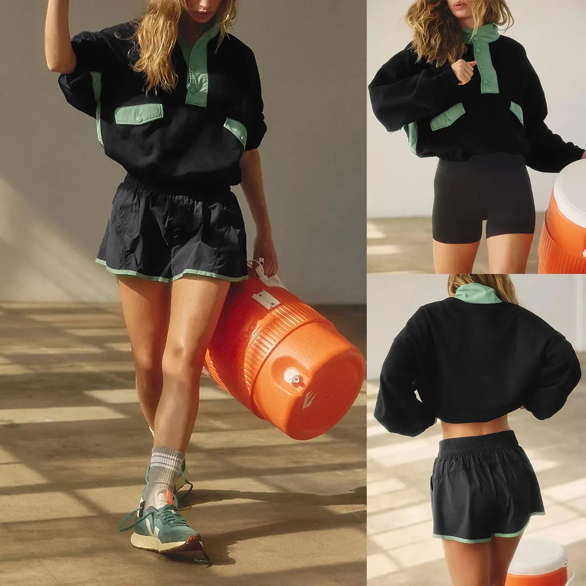 Women’s Sporty Lounge Two-Piece Short Set