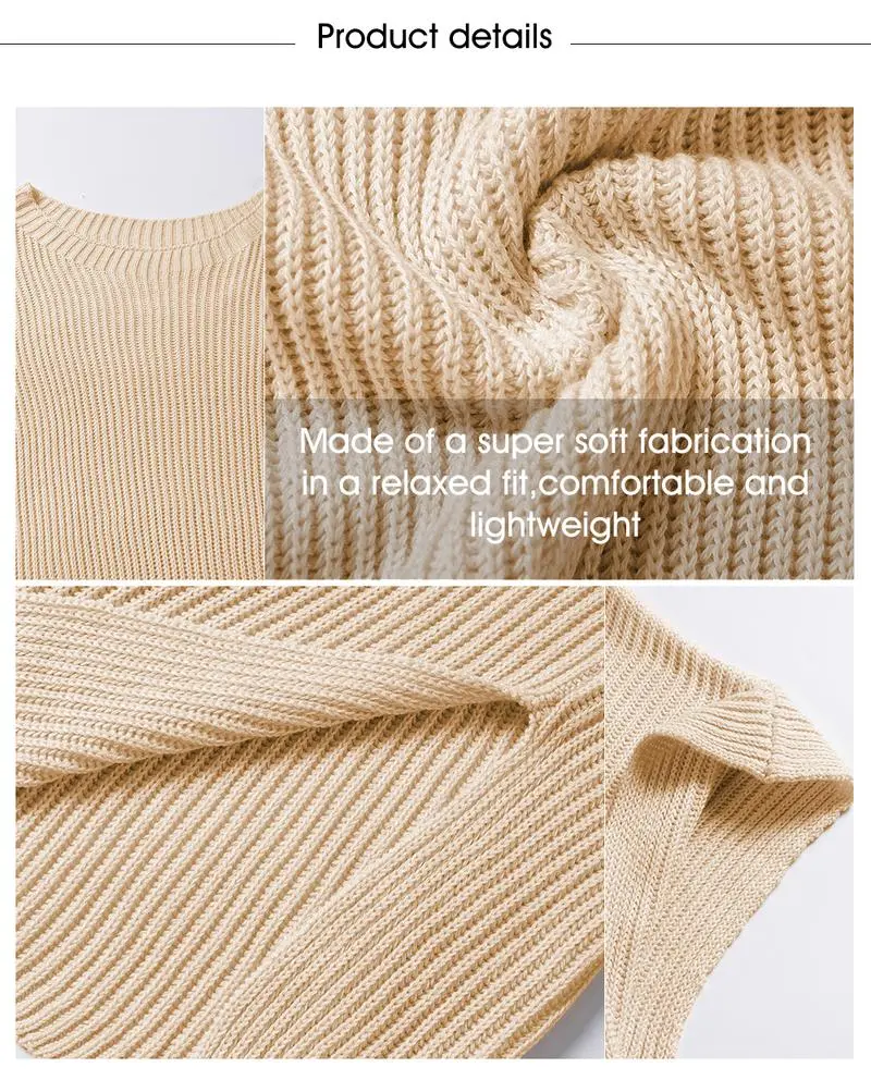 Women's Fall Clothing Oversized Knit Top