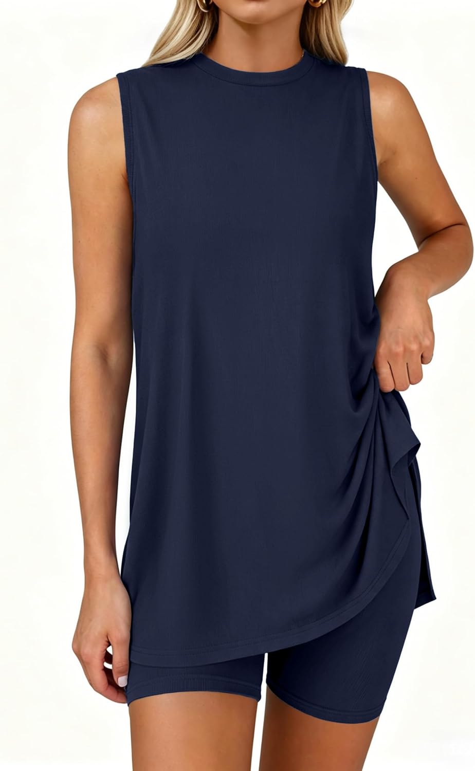 2 Piece Short Sets for Women Summer Matching Lounge Sets Resort Airport Travel Loungewear 2026 Fashion Outfits
