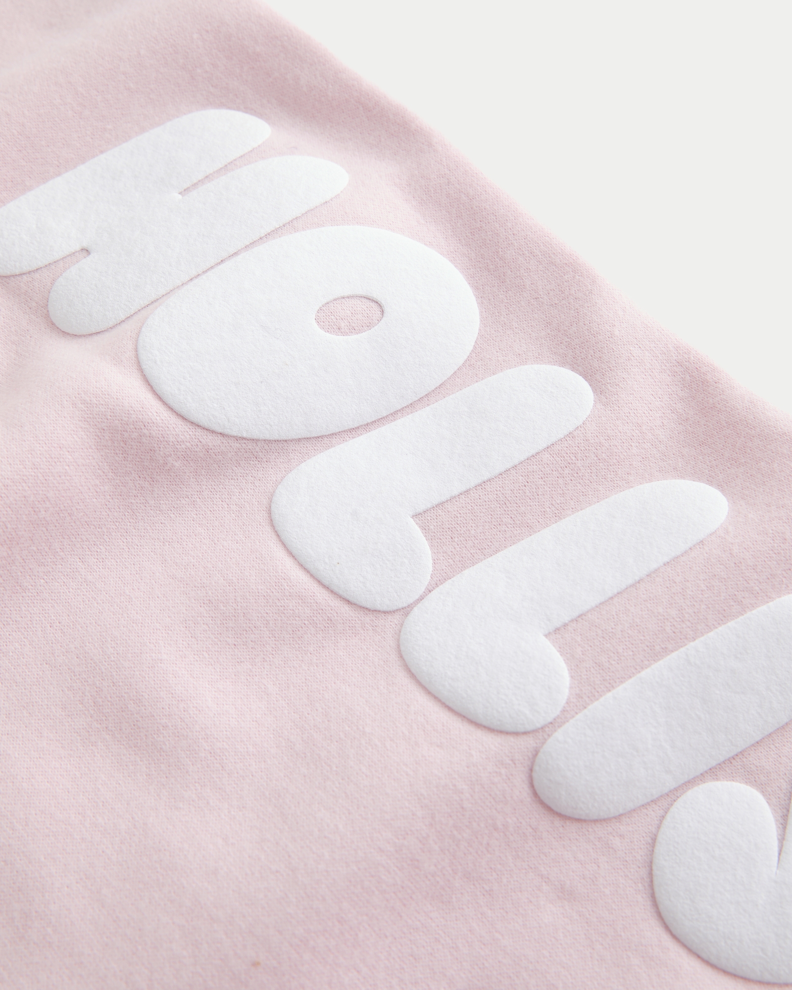 Logo Graphic Pink Camo Wide-Leg Sweatpants