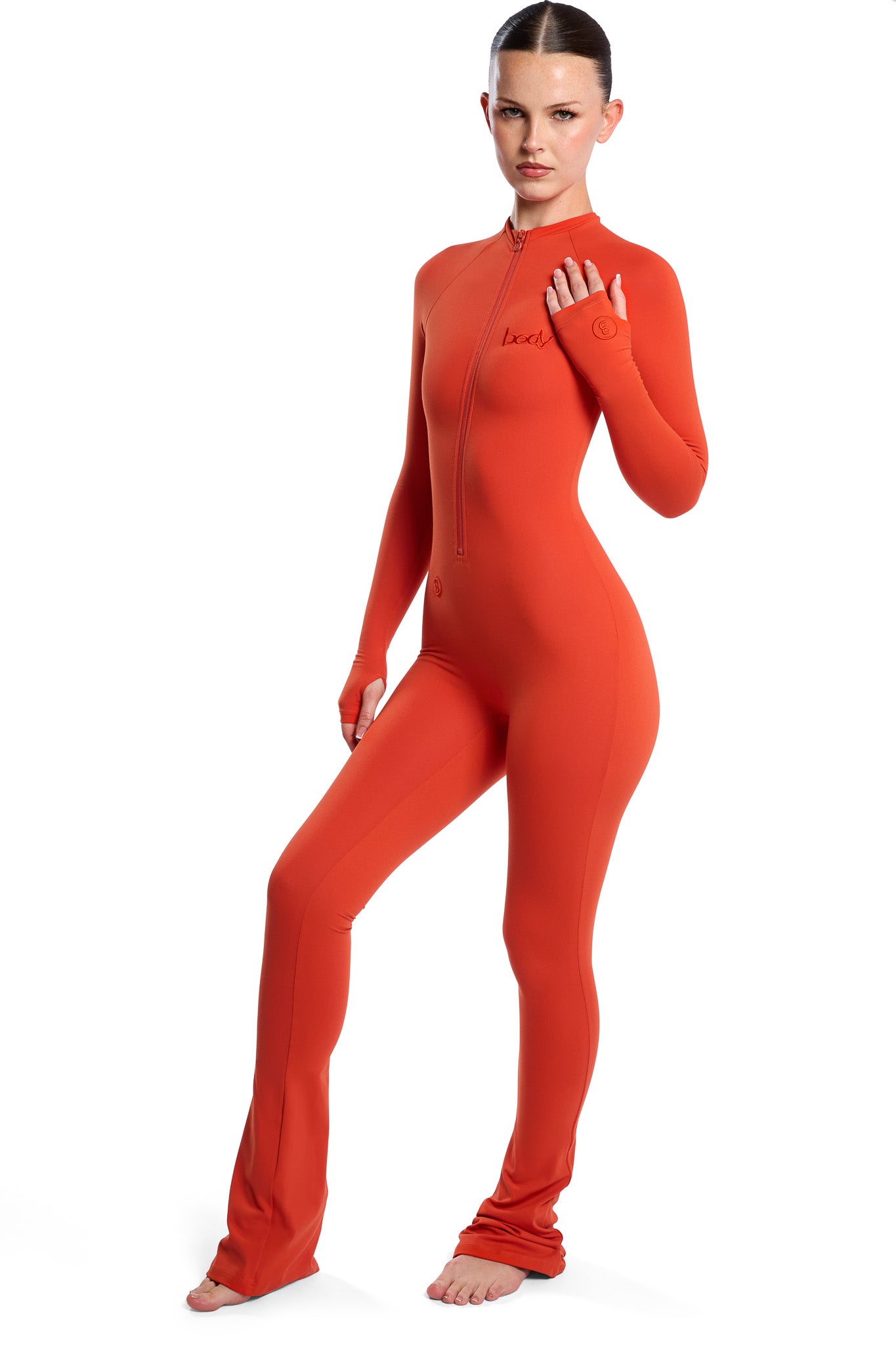 BASICS JUMPSUIT (PUMPKIN ORANGE)