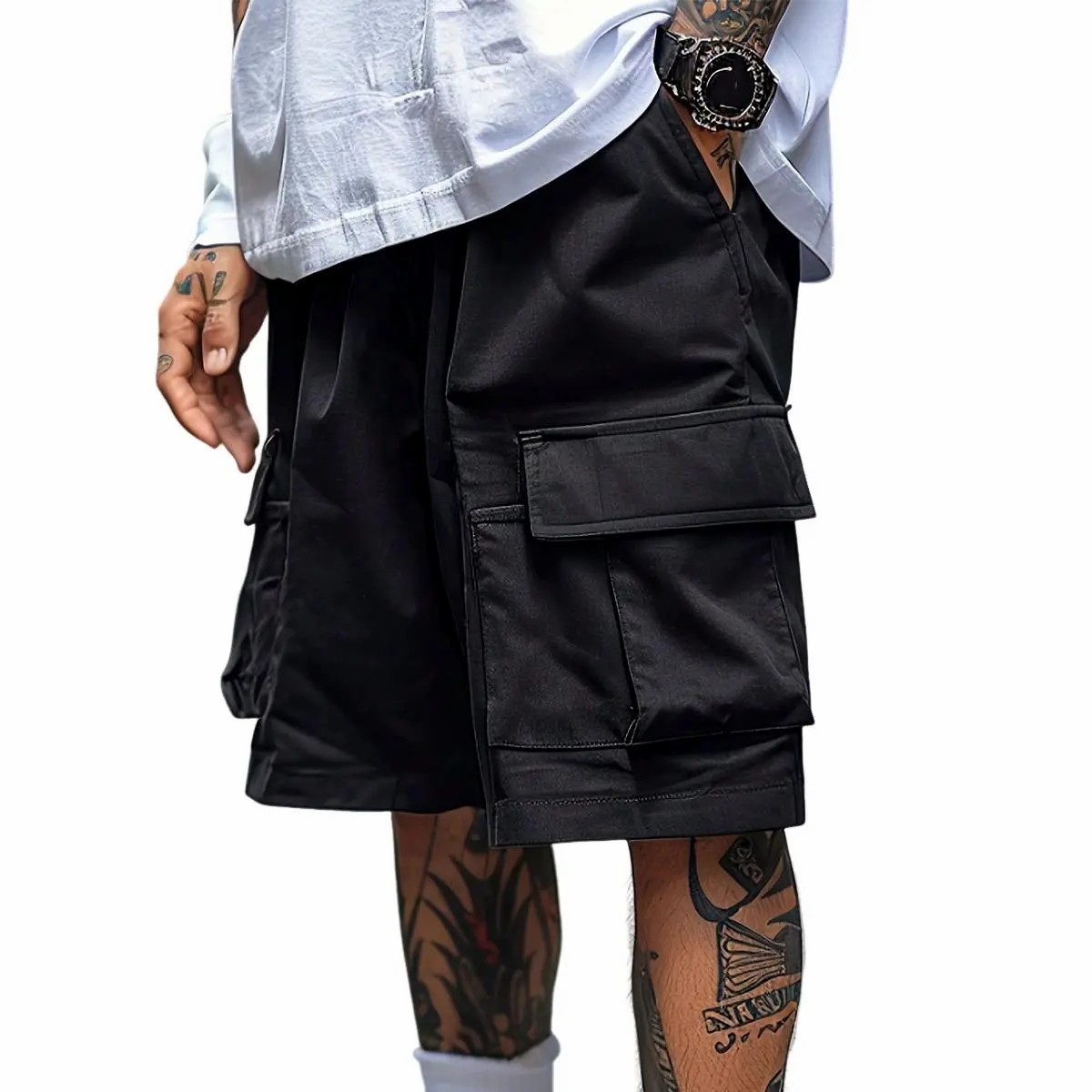 Men's Cargo Shorts - Relaxed Fit Tactical Shorts with Pockets(S-6XL)