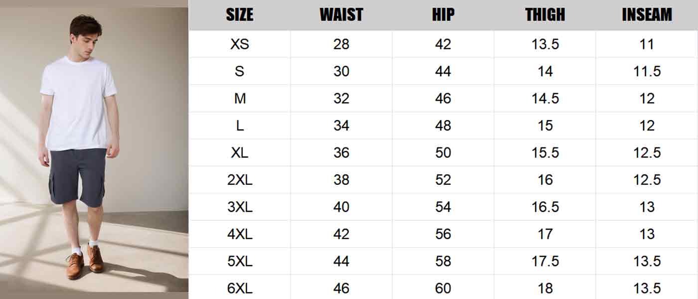 Men's Premium Cargo Shorts - Comfortable Athletic
