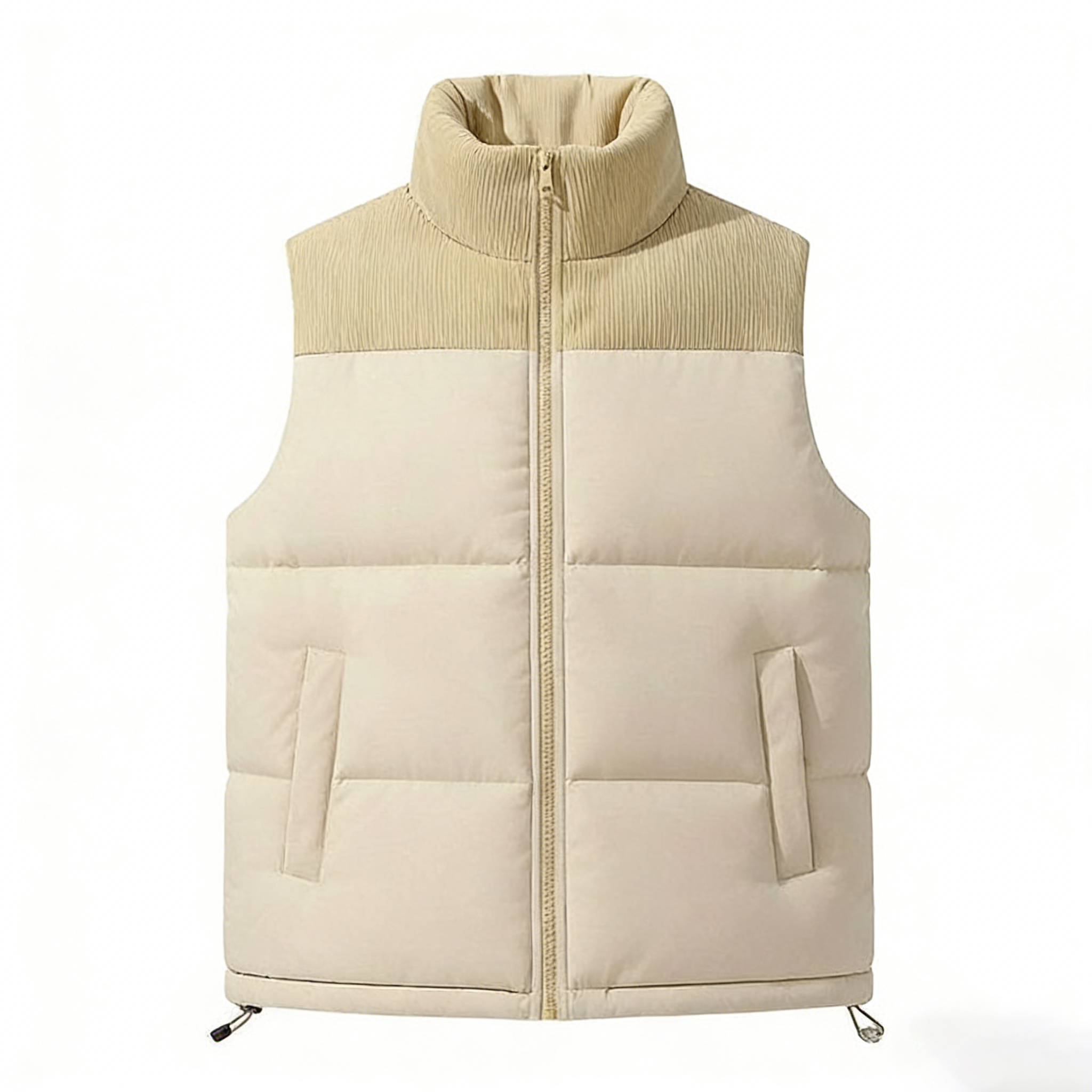 Women's Zip Up Puffer Vest with Pockets