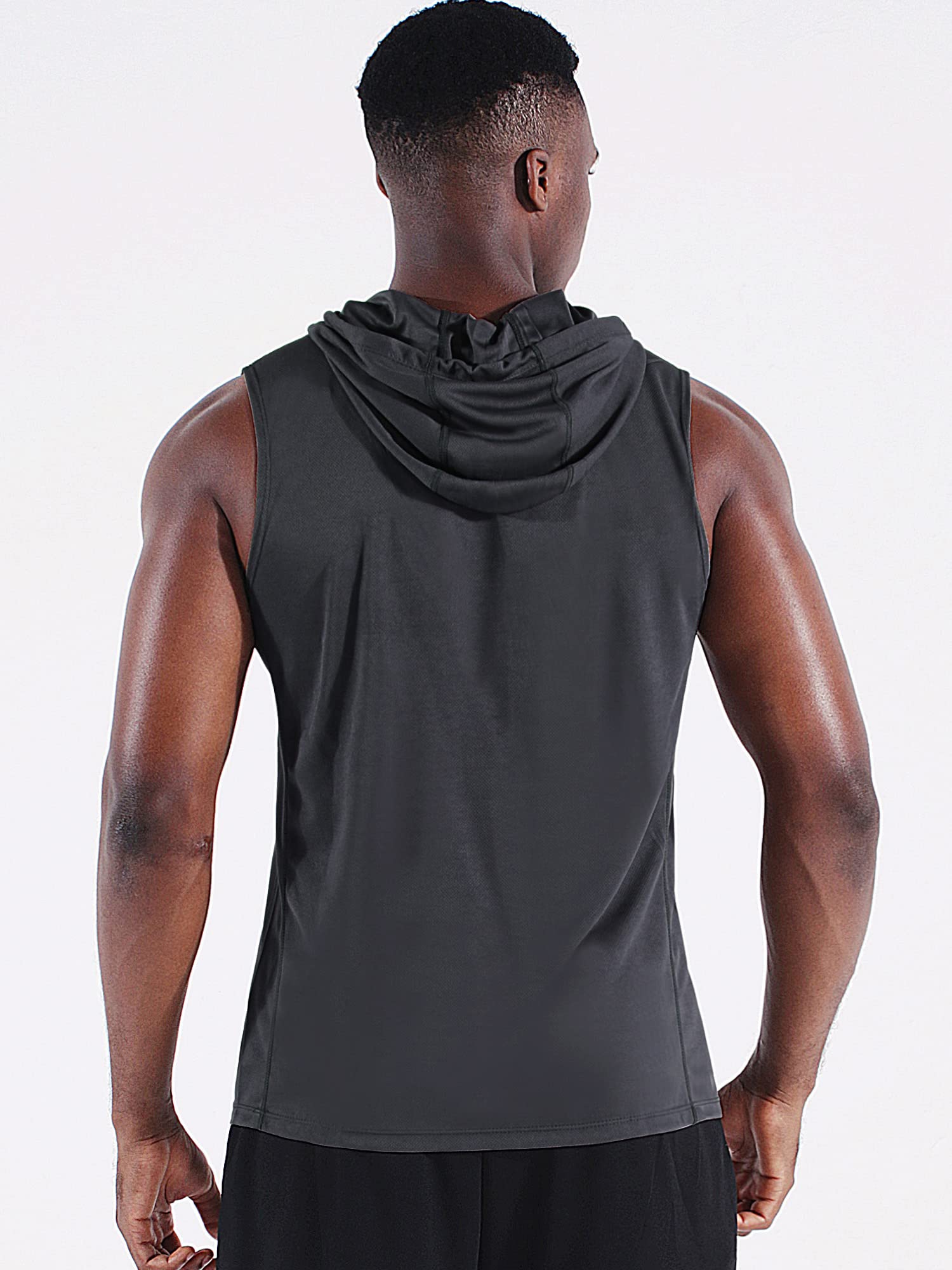Men's Workout Tank Tops 3 Pack Sleeveless Running Shirts with Hoodie Sports Fitness Vest Sports Vests SpringStatements