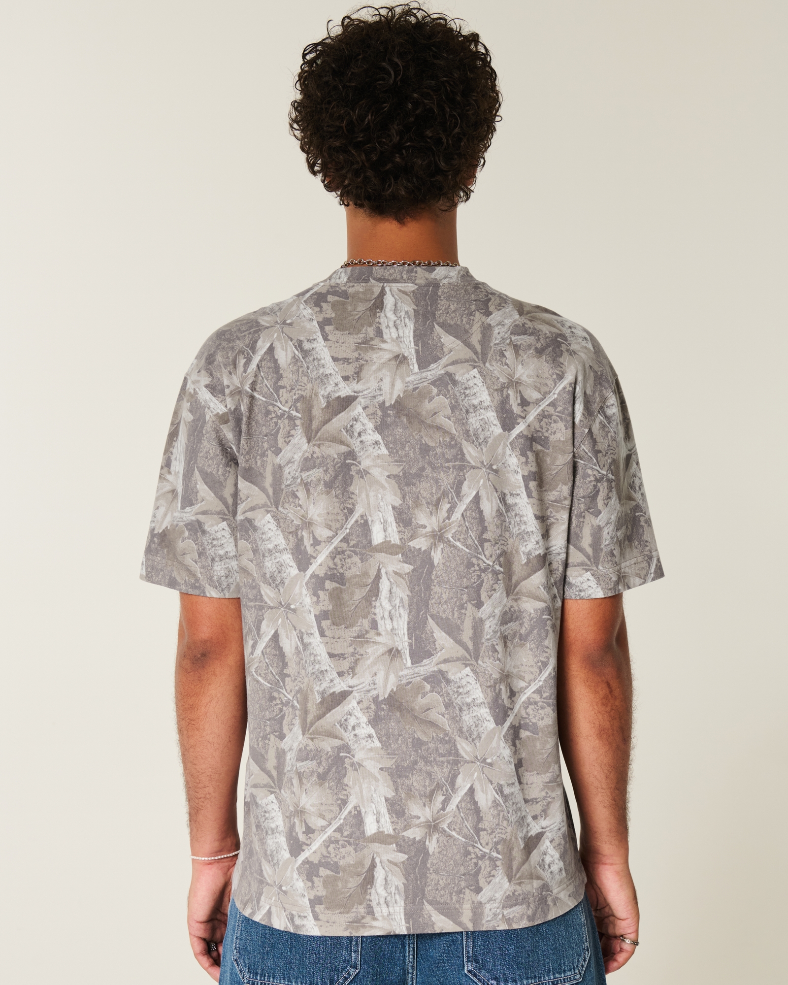 Boxy Heavyweight Washed Cotton Crew T-Shirt