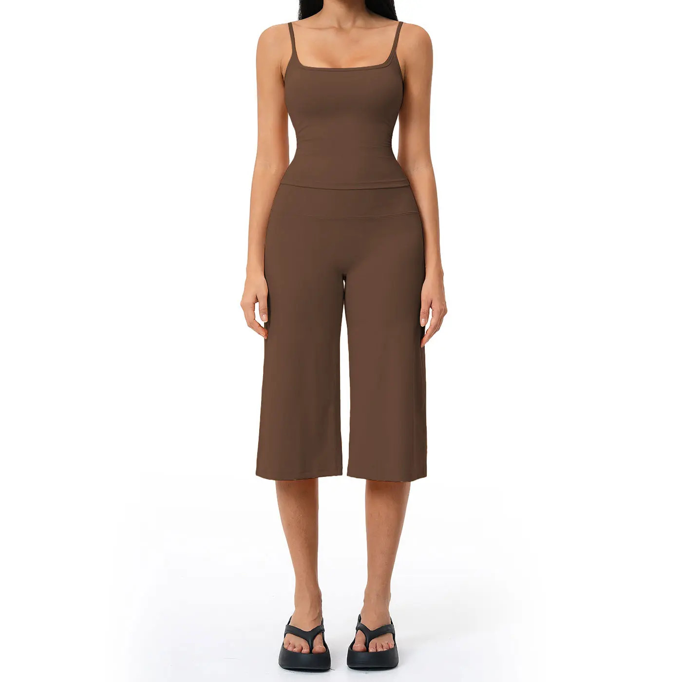 New Yoga Set: Camisole Top, High-Waisted Quick-Dry Casual Shorts, Running & Outdoor Yoga Outfit