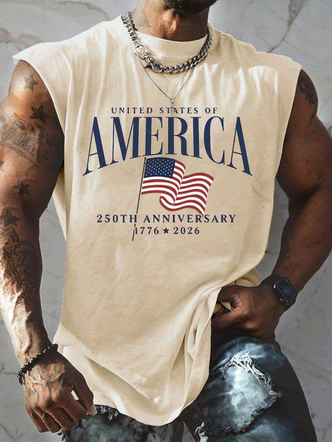Men'S Casual Printed Vest