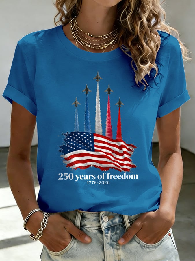 Women's Casual U.S. 250th Anniversary T-Shirt
