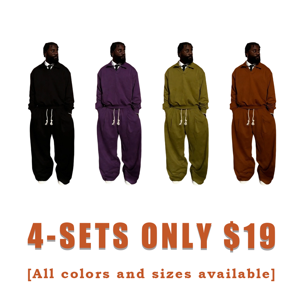 Men's Comfortable Casual Fashion Two-Piece Set