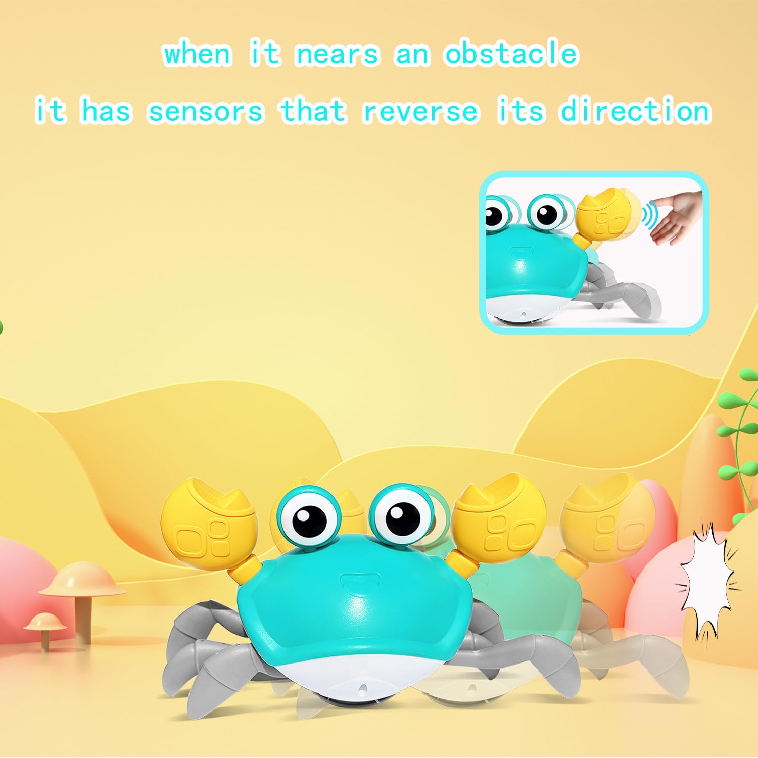 Crawling Crab - Interactive Toy for Pups