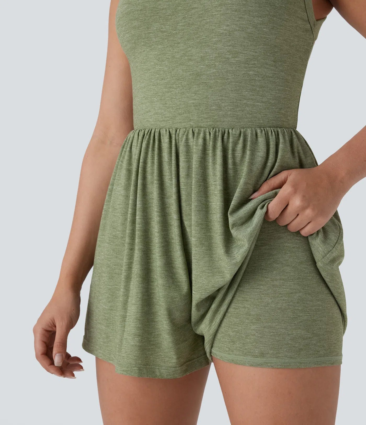 ✨ Pocket 2-in-1 Romper for Women | Backless Sleeveless Jumpsuit with Built-In Shorts & Pockets 🌴 Easy Peezy Bathroom-Friendly Romper
