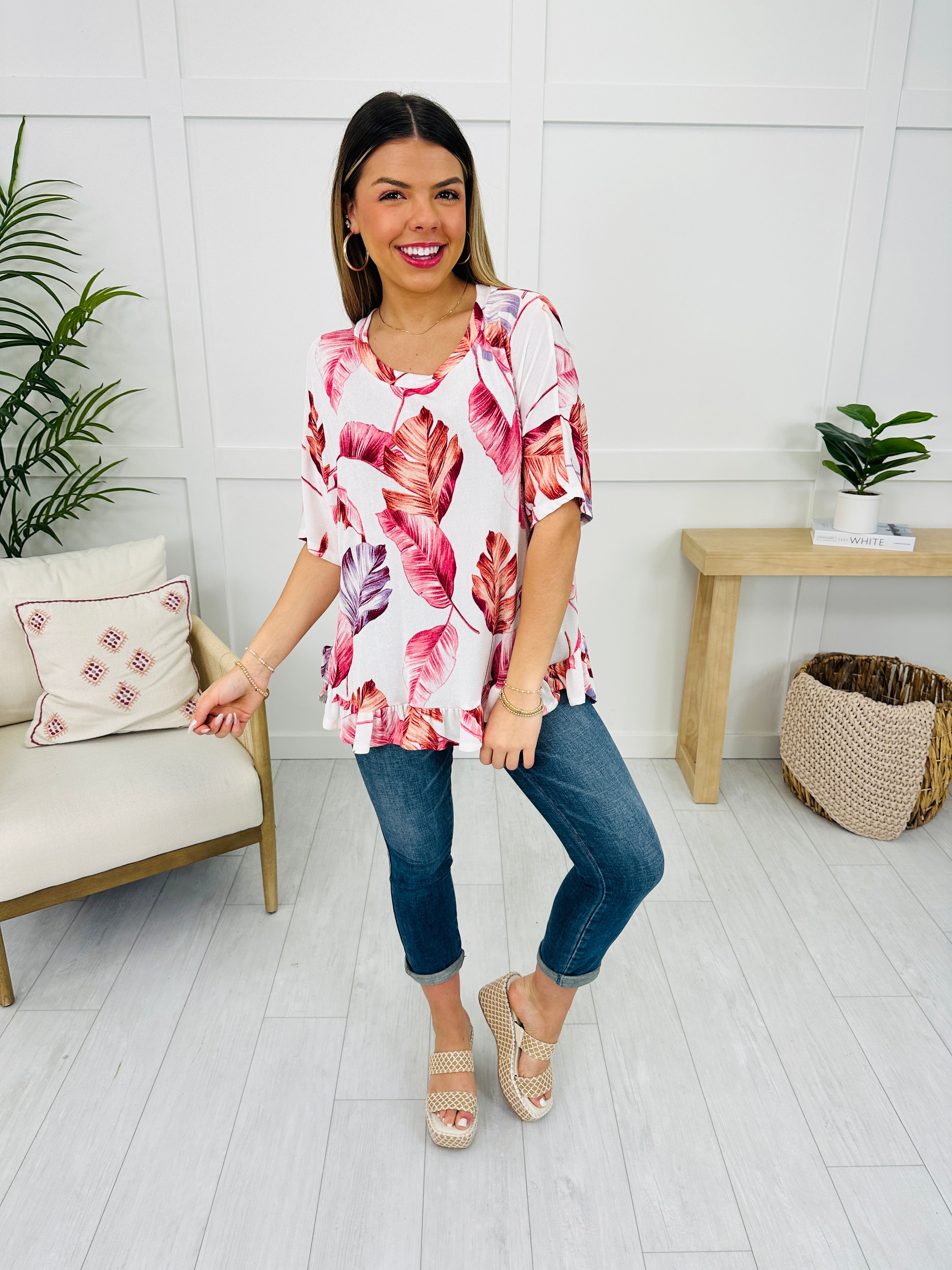 Drifting Petals Top