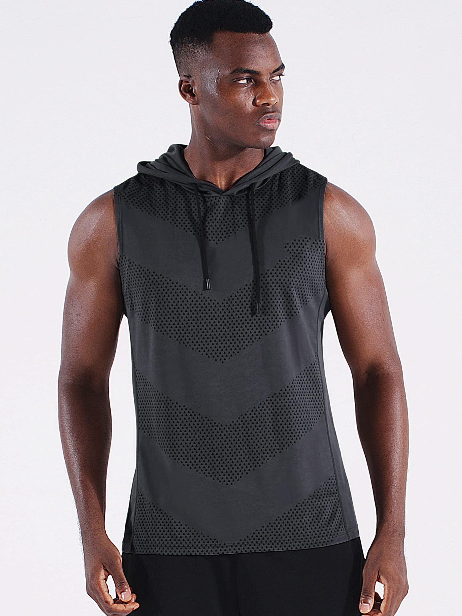 Men's Workout Tank Tops 3 Pack Sleeveless Running Shirts with Hoodie Sports Fitness Vest Sports Vests SpringStatements