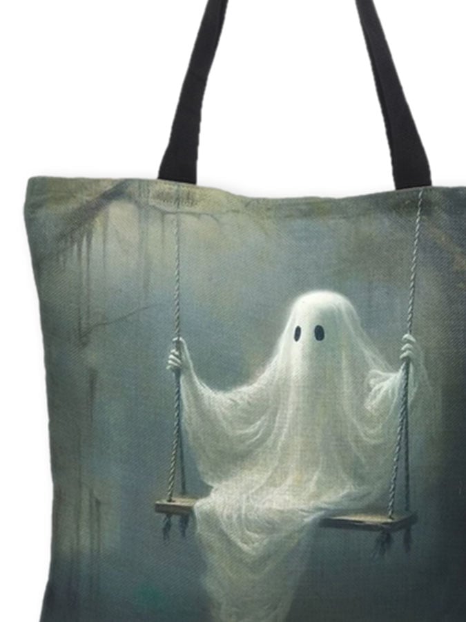 Halloween Ghost Print Bag