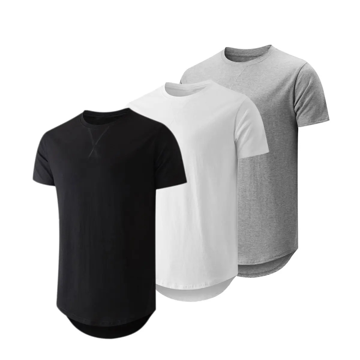 Men's Cotton Hipster Crewneck T-Shirts