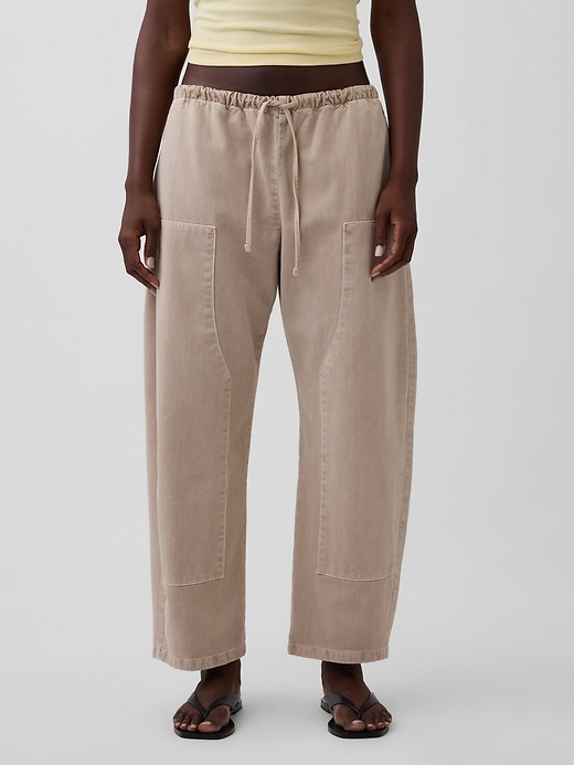 Easy Double-Knee Barrel Pants