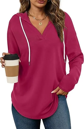 Womens Fashion Tops Hoodies for Women Pullover Oversized Sweatshirts Long SLeeve Shirts Loose Fit