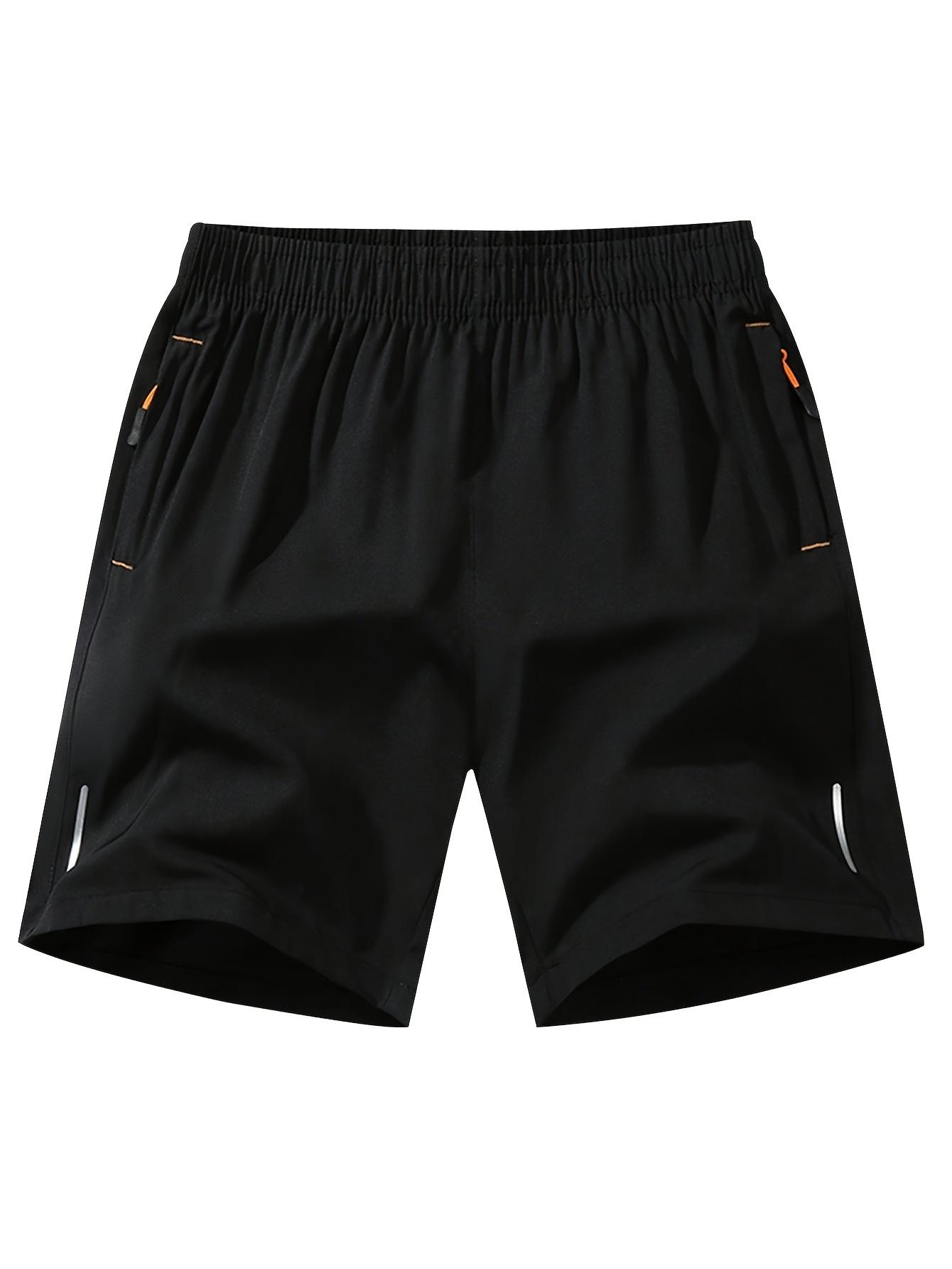Men's Ice Silk Quick-Dry Zipper Pocket Shorts