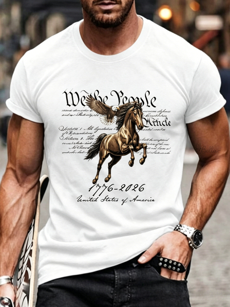 Men's America's 250th Anniversary Print Shirt