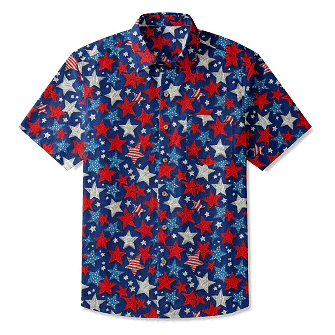 Stellar Summer Comics  Men's Hawaiian Shirt