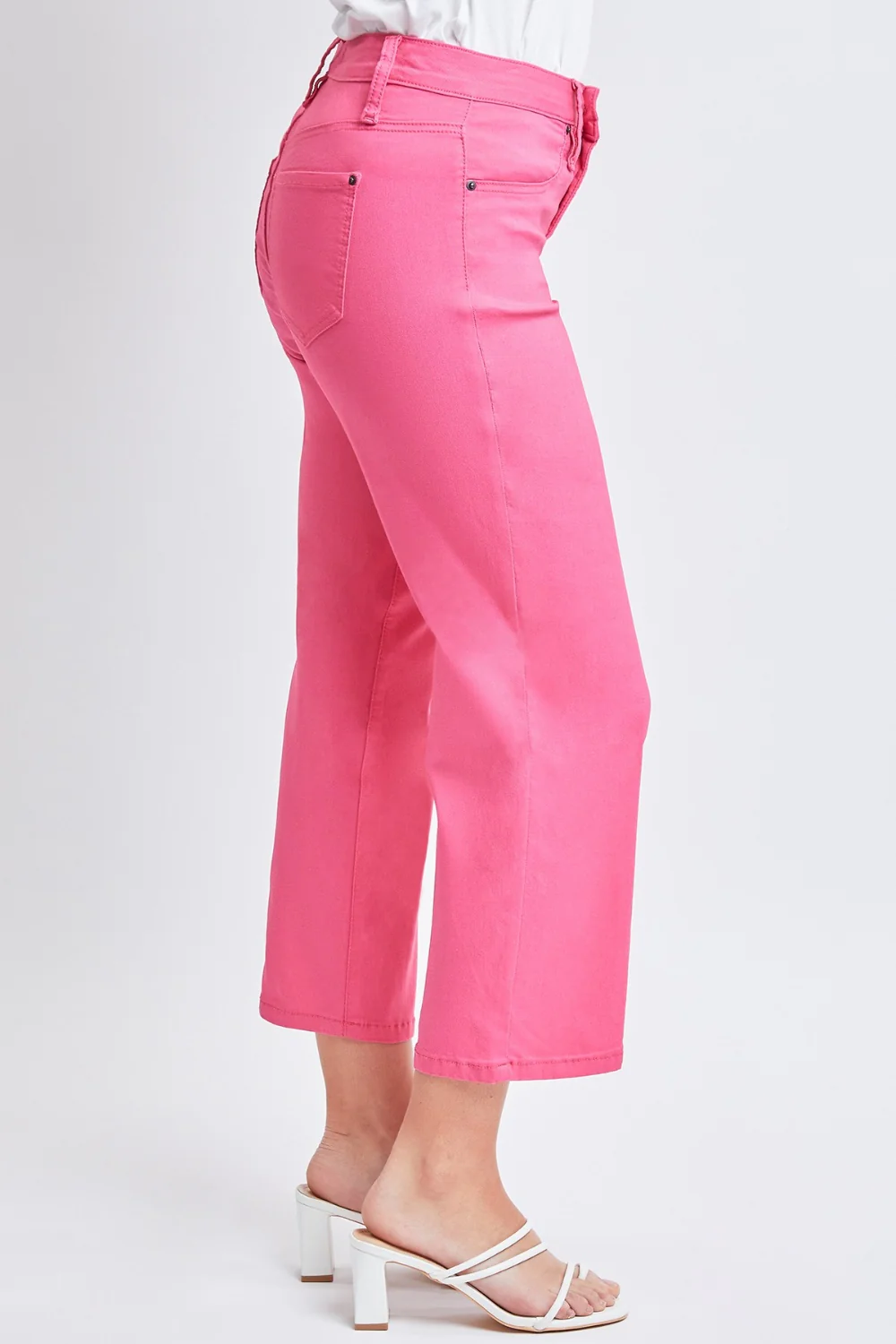 Jeanswear Mid-Rise Hyperstretch Cropped Straight Pants