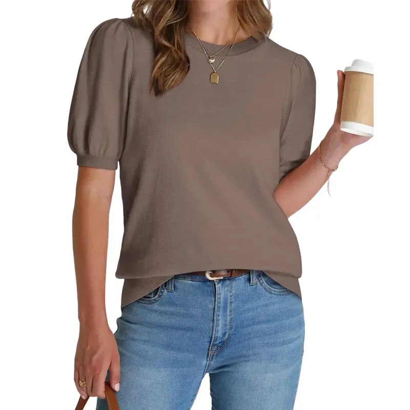 Women's Puff Sleeve Knit Sweater(New Arrivals)