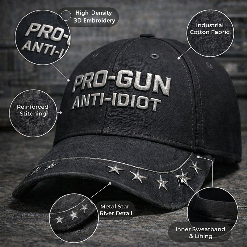 Pro-Gun Anti-Idiot Art Print Hat