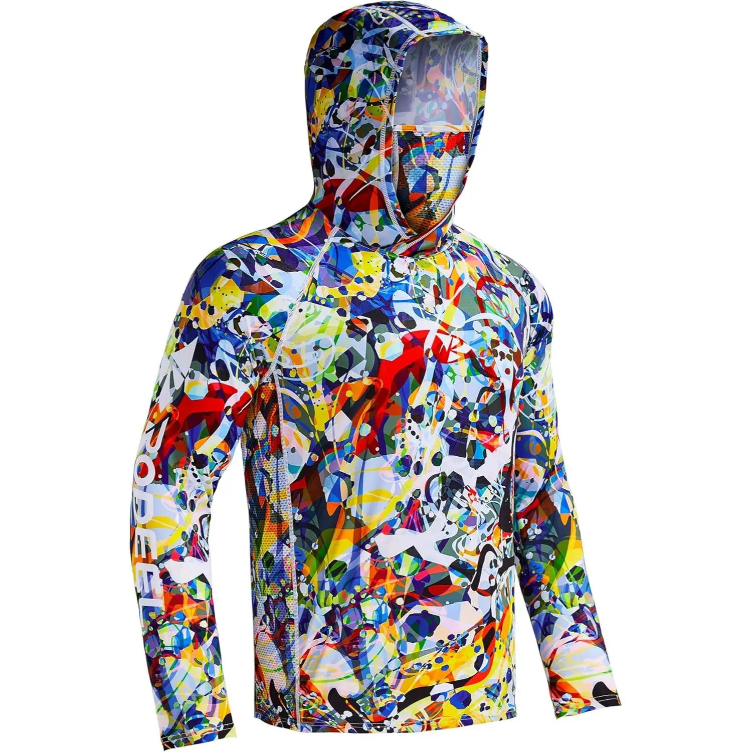 Men's Sun Protection Hoodie (with Face Mask/Neck Gaiter) — UPF 50+ UV Protection