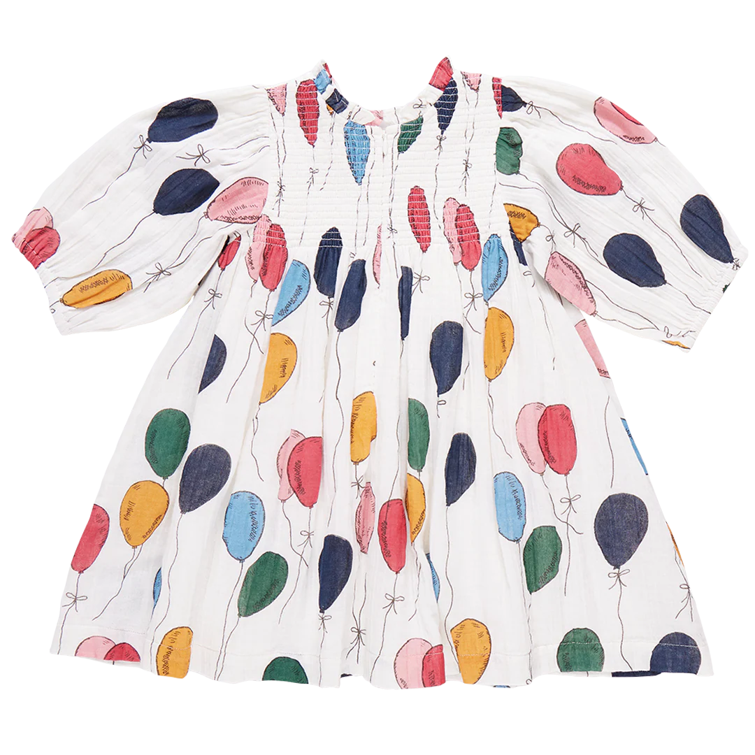 Girl's Stevie Dress Balloon Bunches