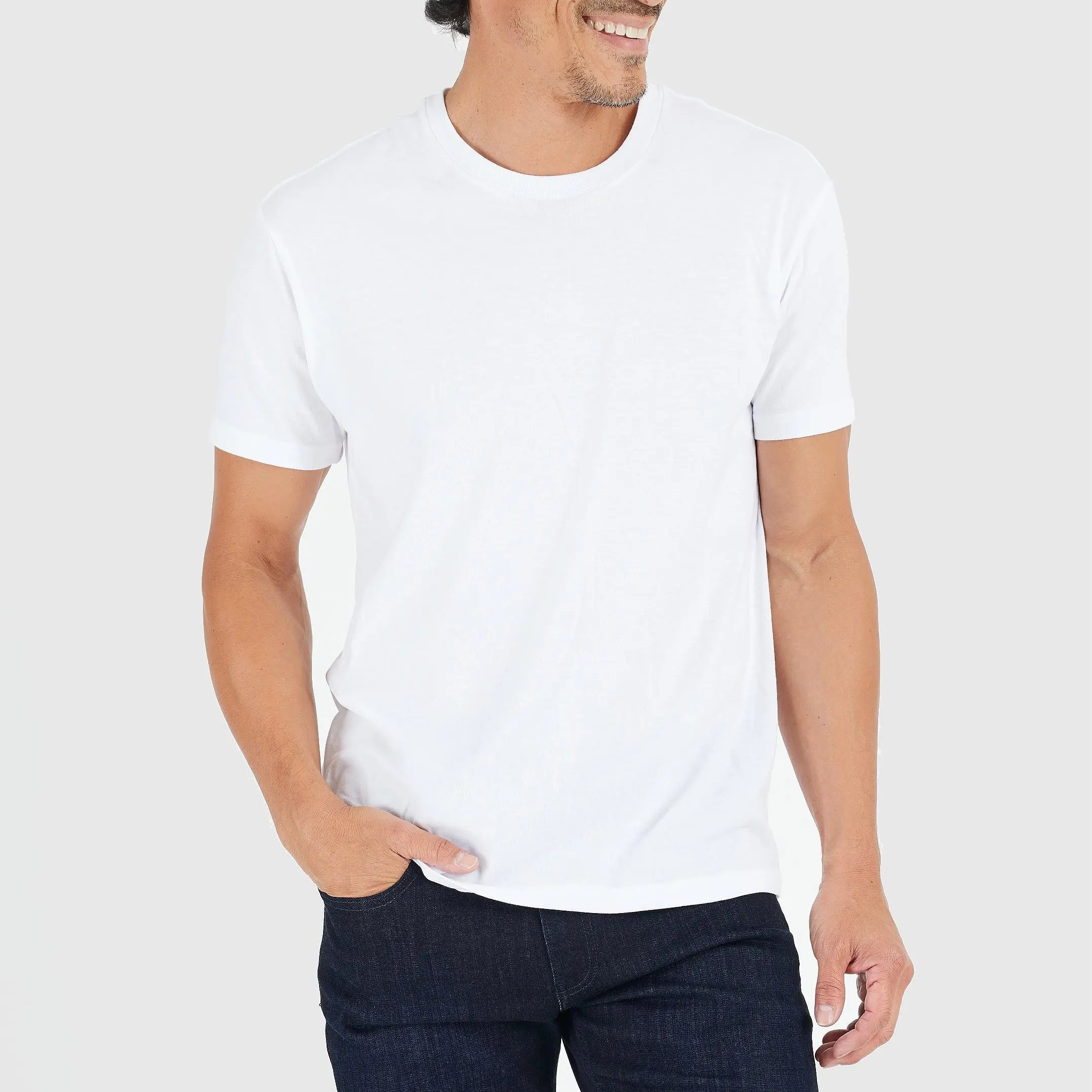 Men's Premium Fit Short Sleeve Crew Neck T-Shirt – Soft Everyday Essential