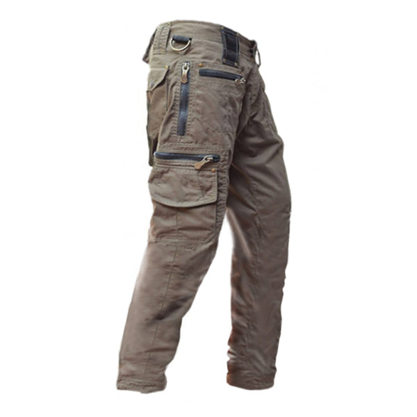 Men'S Pocket Patchwork Overalls