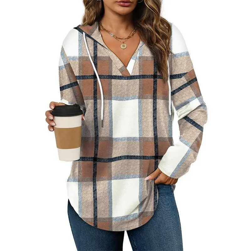 Women’s Pullover Sweatshirt – Long Sleeve, Loose Fit