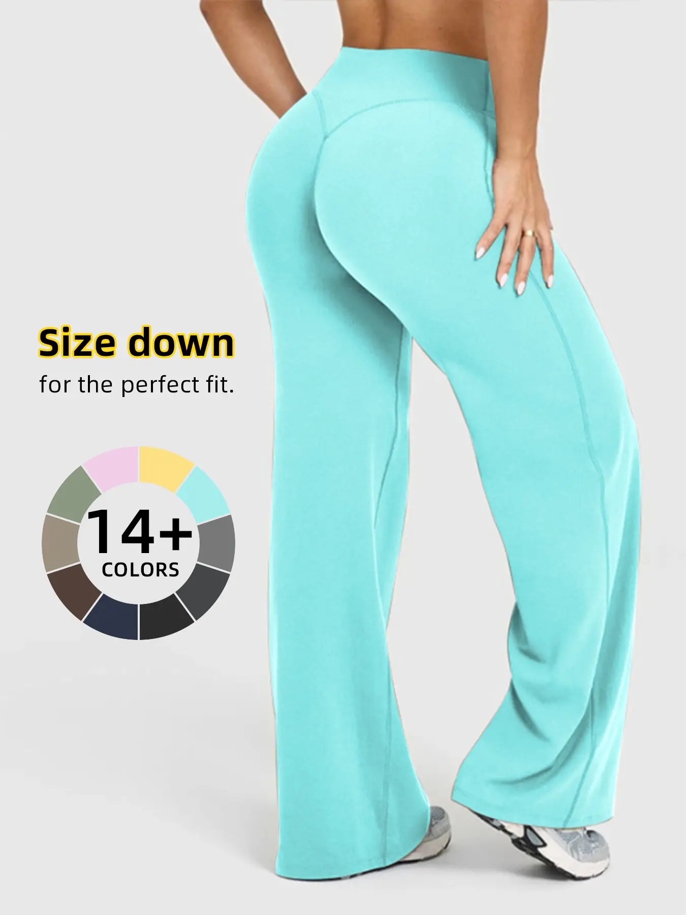 Women's Casual Wide Leg Sport Pants