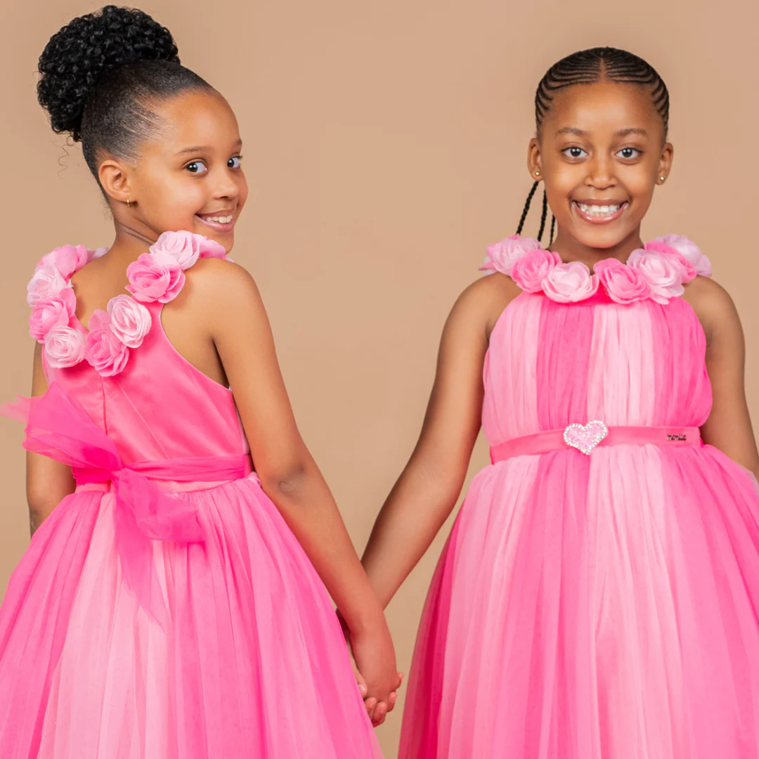 Pink Swirl Dress