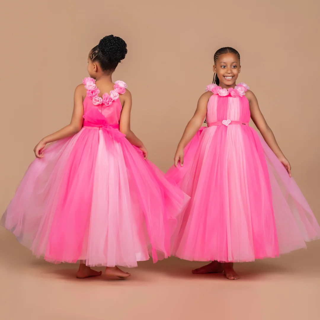 Pink Swirl Dress