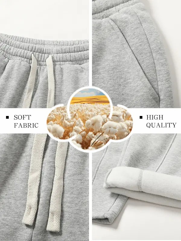 Men’s Heavyweight Fleece-Lined Oversized Sweatpants