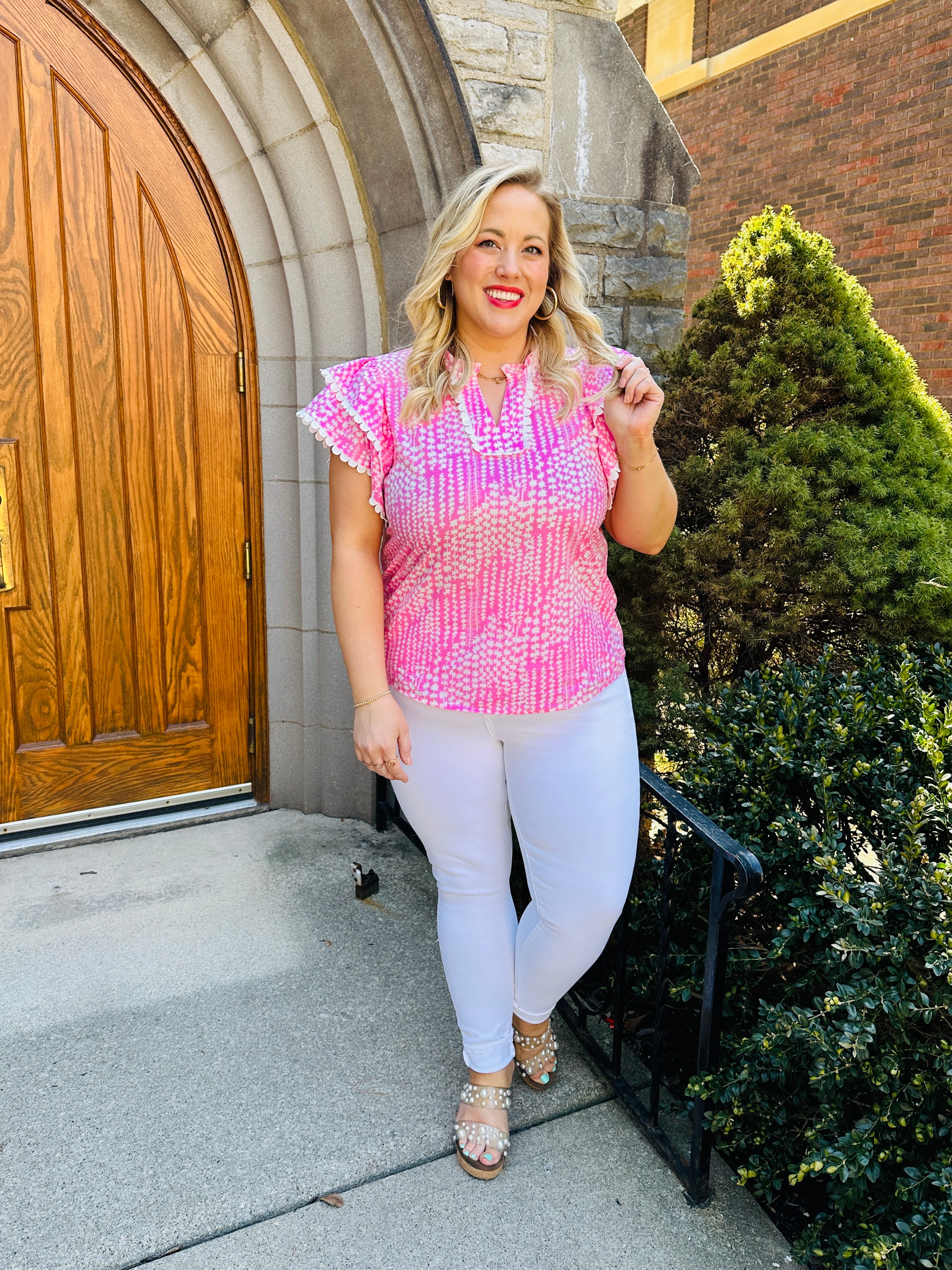 Ruffle Ready Top