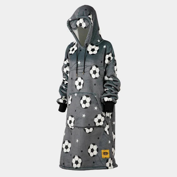 Wearable blanket Oversized with sherpa lining One size fits most.