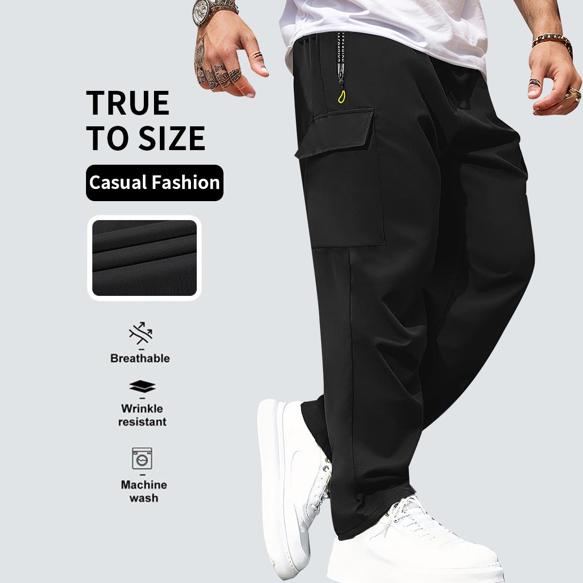 Men's Cargo Pants (with Zipper Pockets)