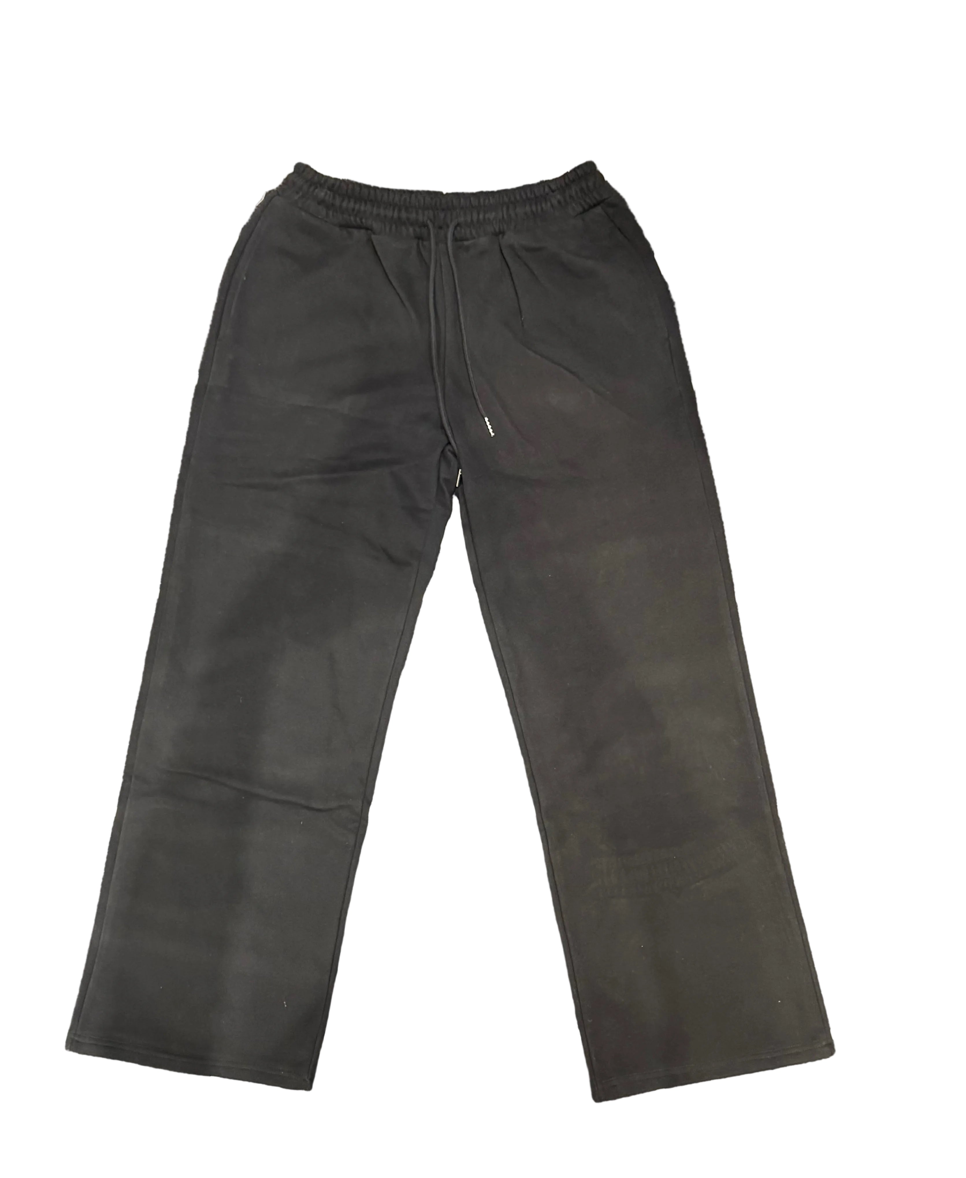 KNOTWTR: BLACK SWEATPANTS Clearance Sale