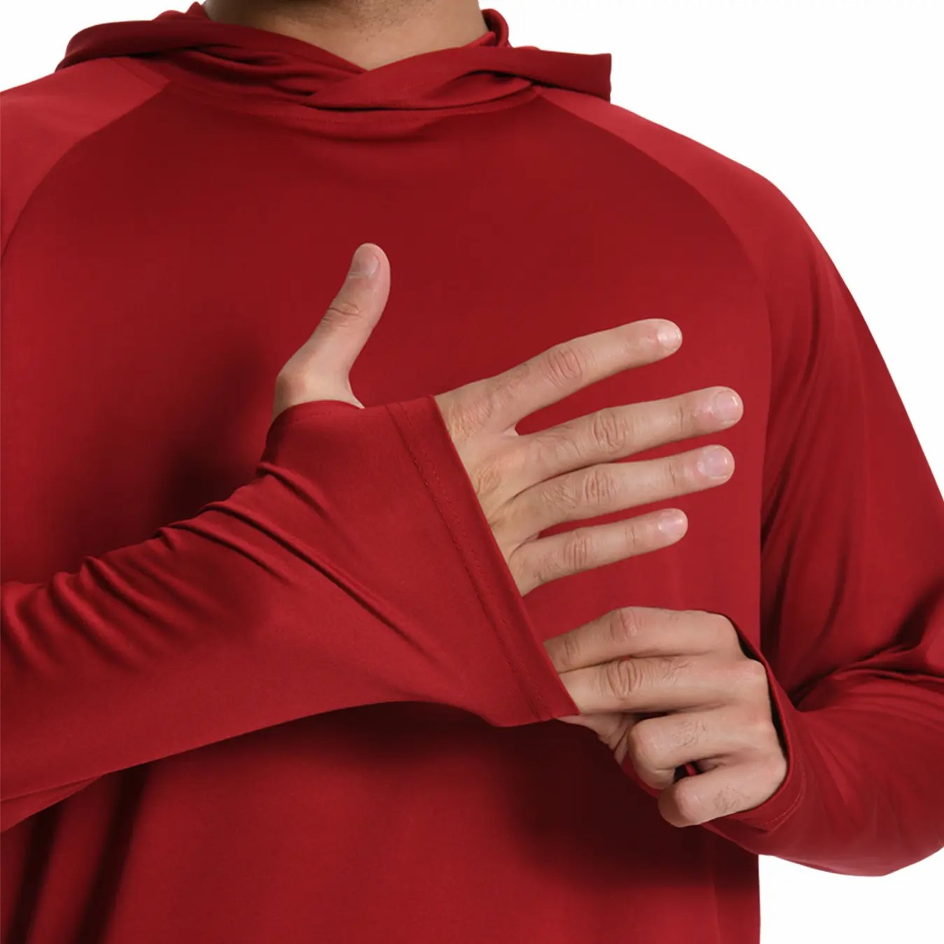 Men's 5-Pack Sun Protection Hoodie – Breathable Long Sleeve Rash Guard for Fishing & Swimming