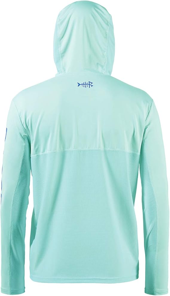 UPF 50+ Men’s UV Sun Protection Long Sleeve Hooded Fishing Shirts
