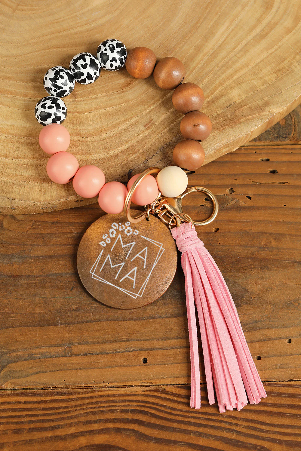 Gold Tiny Mama Script Necklace