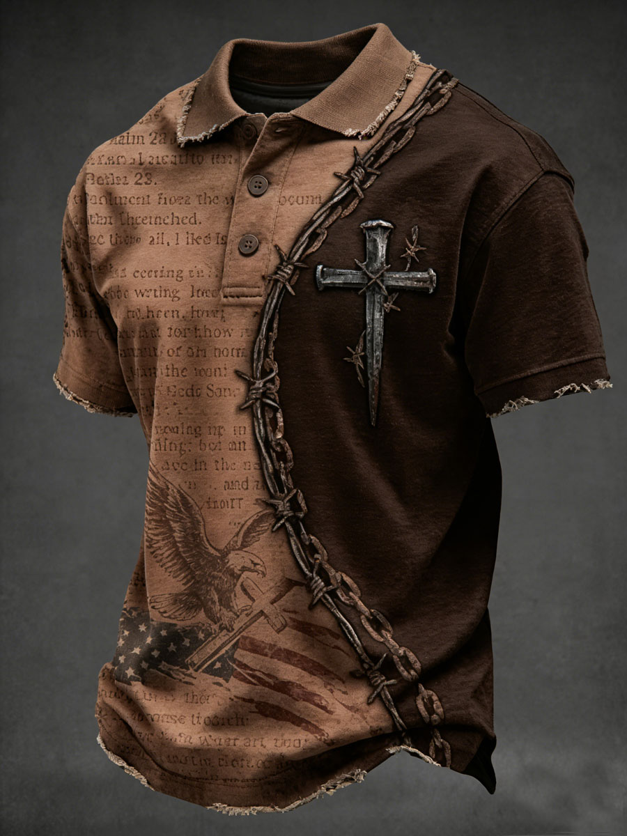 Men'S Faith Printed POLO Shirt