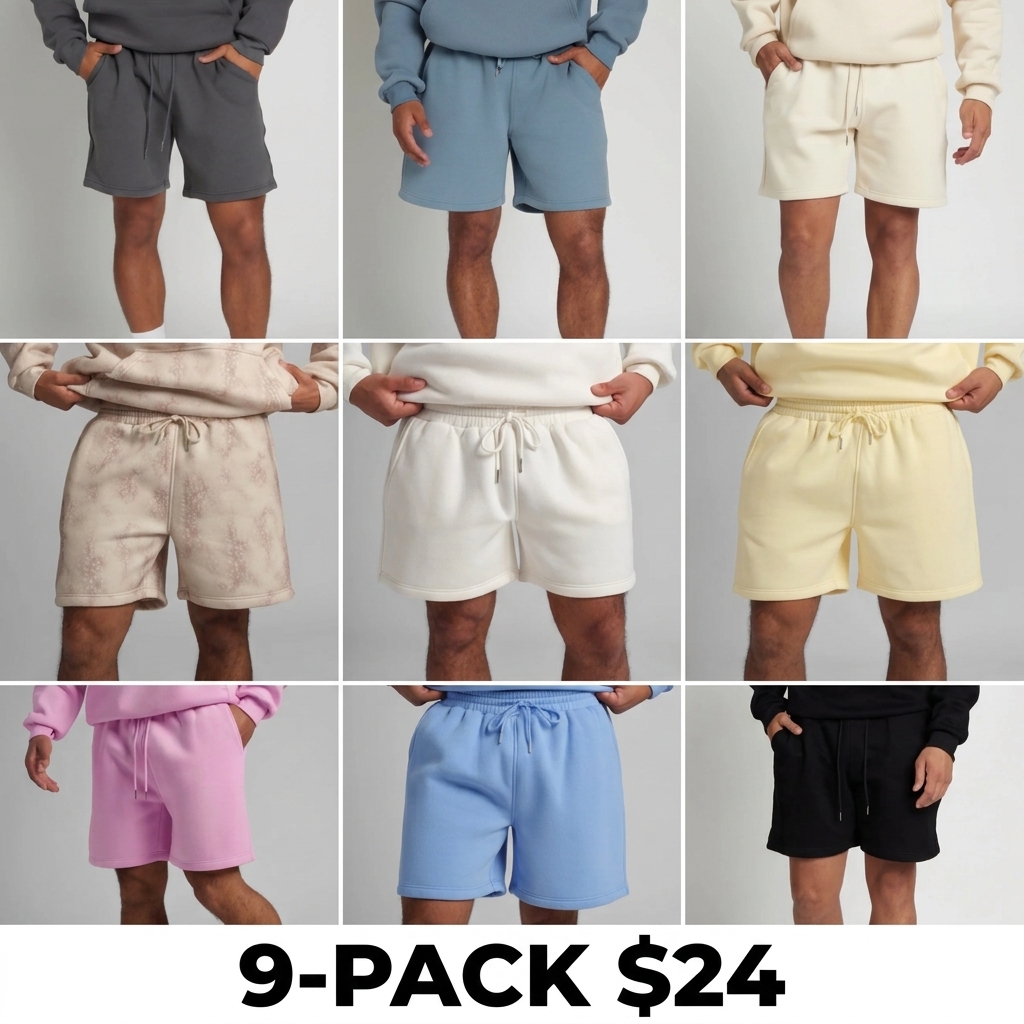 Unisex Basic Fleece Short – Cozy Lightweight Loungewear with Adjustable Drawstring Waist