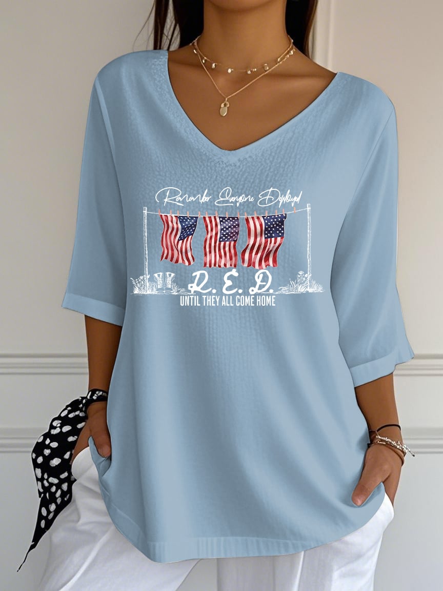 Retro Red Friday Print T-Shirt