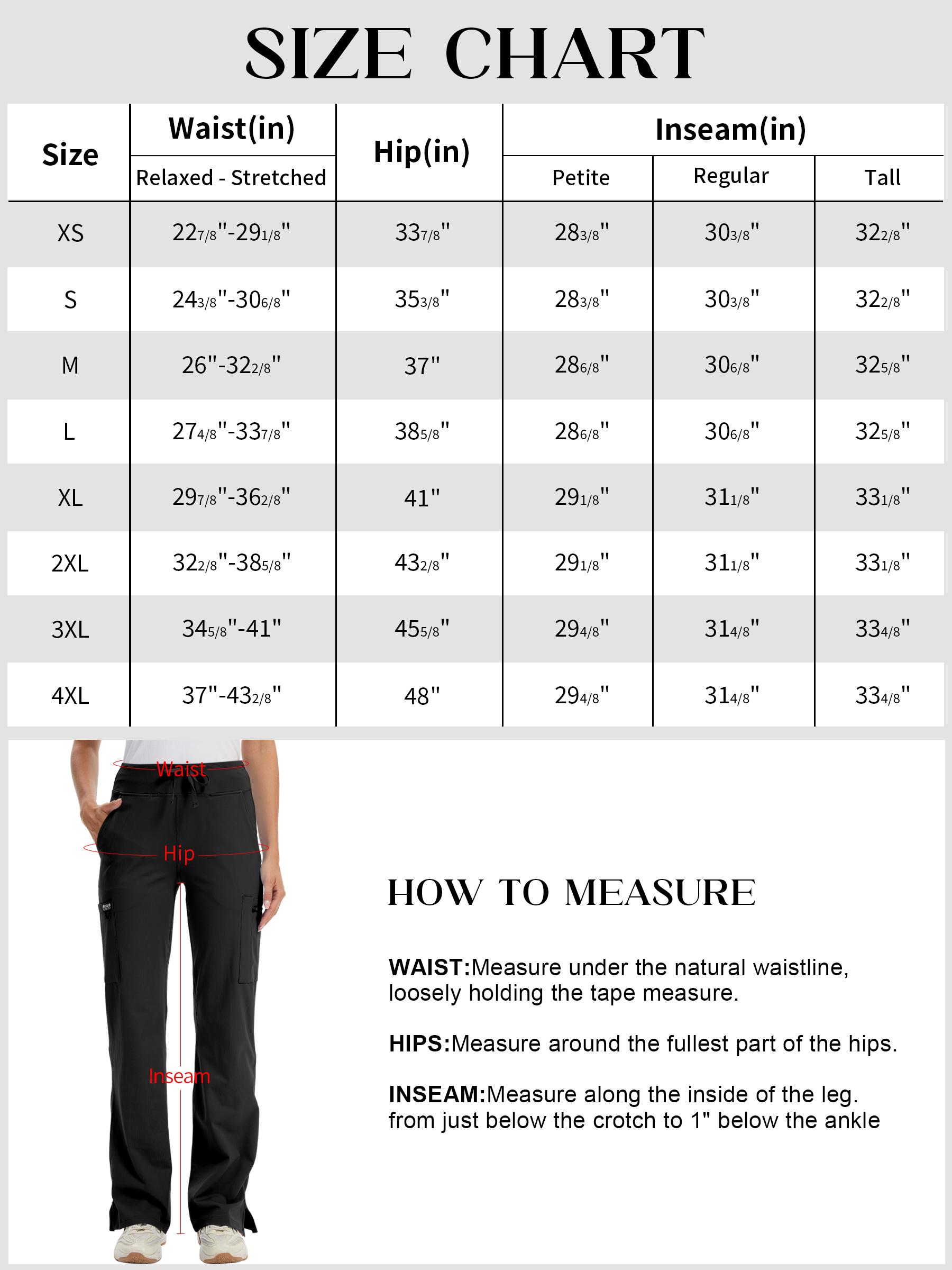 Yoga Scrub Pants Women High-Rise Straight Leg Uniform Cargo Bottom with Yoga Waistband,5 Pockets&4-Way Stretch,summerwins